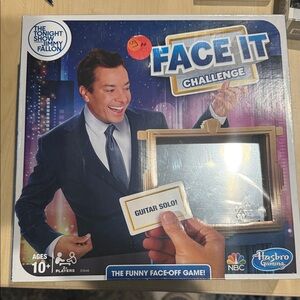 Face It Challenge Game - Blue and Gold